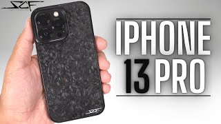 iPhone 13 Pro Case Review  Simply Carbon Fiber Case [upl. by Nima]