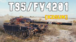 World of Tanks T95FV4201 Chieftain  4 Kills 106K Damage [upl. by Corby]