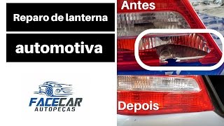 Como recuperar lanterna automotiva [upl. by Dlaregztif743]