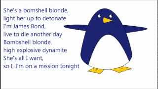 Owl City  Bombshell Blonde  HQ Lyrics and Penguin [upl. by Deirdra118]