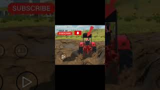 Mahindra tractor se jump Indian vehicle simulator 3D game challenge accepted ✅shortsfeed shorts [upl. by Hamo]