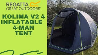 Kolima V2 4 Inflatable Aer8 Family Tent [upl. by Martreb697]