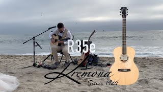 Kremona R35e Steel String Guitar Instrumental on the Beach [upl. by Daisey]