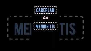 Nursing care plan on Meningitis nursingcareplan [upl. by Wallie731]