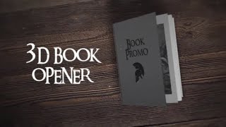 3D Book Opener ★ After Effects Template ★ AE Templates [upl. by Bevin]