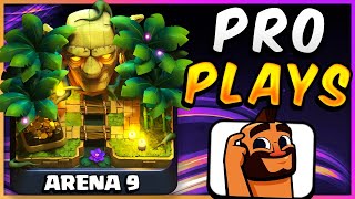 Pro Player SPEEDRUNS Arena 9 in Clash Royale [upl. by Weirick790]