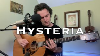 Hysteria  Muse acoustic cover [upl. by Eiuqnom]