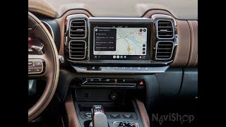 Навигация в Citroen C5 Aircross 2022 из Китая с Baidu CarLife адаптер Android auto Carplay [upl. by Ecnerolf]