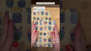 How do beeswax wraps work Answering your comments beeswaxwraps ecofriendly smallbusiness [upl. by Ilellan]