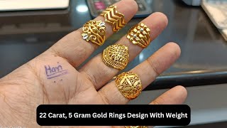 Gold Ring Design For MenWomen  Latest Gold Men Ring Design With Weight And Price goldringdesign [upl. by Ientirb146]