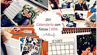 Como Hacer un Calendario 2016 con Fotos  DiY [upl. by Uno]