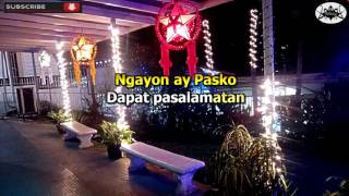 Tagalog Christmas Carols  Karaoke Version [upl. by Winny637]