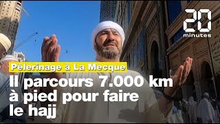 Pèlerinage à la Mecque  Il parcours 7000 km à pied pour faire le hajj [upl. by Crawley]