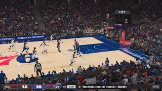 2001 76ers vs 2024 76ers NBA2K24 Gameplay PS5 Part 1 [upl. by Olivier184]