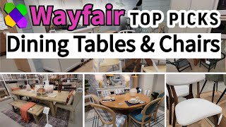 MODERN Wayfair Dining Room Makeover Guide Tables amp Chairs [upl. by Leugimesoj]