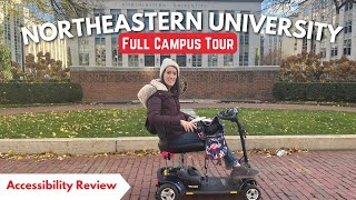 Northeastern University  Boston Campus Tour Vlog 2024  Accessibility Review w Student Interviews [upl. by Lezned]