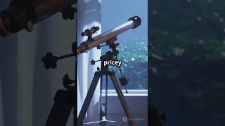 Types of Telescope explained in 60 seconds Astronomy Telescopes Stargazing SpaceExploration [upl. by Euqinomahs]