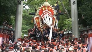 2012年9月16日 春木だんじり祭 宮入《HD1080p》Danjiri festival of Kishiwada Haruki [upl. by Staw228]