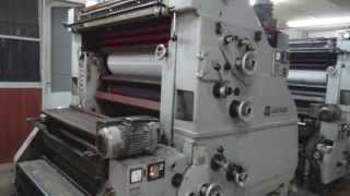 Roland Rekord RVK 3B 4 Renk 4 Colors 70x100 Printing machine Ofset Baskı Makinesi [upl. by Marcellina]