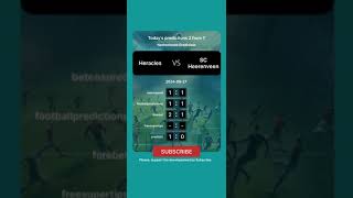 Heracles vs SC Heerenveen Today Prediction football predictions bettingtips [upl. by Ahseen]