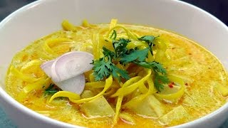 Thai Khao Soi Vegan Vegetarisches Rezept [upl. by Rorke658]