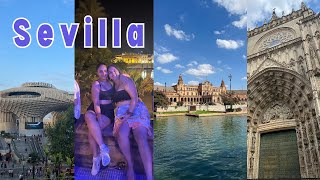 SEVILLE TRAVEL VLOG  live flamenco show  plaza de espana  setas de sevilla [upl. by Cam]