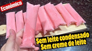 GELADINHO ECONÔMICO SEM LEITE CONDENSADO E SEM CREME DE LEITE [upl. by Maloy]