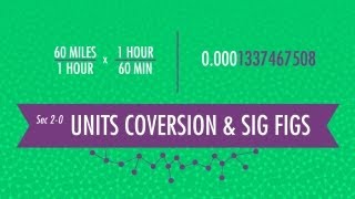 Unit Conversion amp Significant Figures Crash Course Chemistry 2 [upl. by Granger]