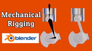 Blender 32 Tutorial  Mechanical Rigging [upl. by Georgeanna]