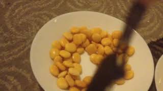 Eating lupini beans [upl. by Anrol]