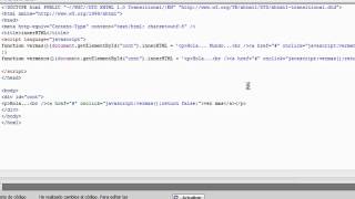 Como escribir en una pagina web con JavaScript innerHTML [upl. by Yziar]