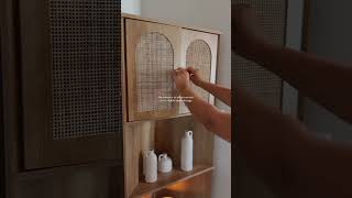 Apartment living hack 🌟ApartmentHacks RattanFurniture Vabches vabchesreview homedecor [upl. by Ecitnirp]