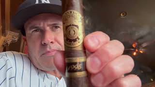 Cuban Stock Double Magnum Cigar Smoke Papa Juans Bronx New York Best Cigar Lounge Experience NYC [upl. by Yekcaj]