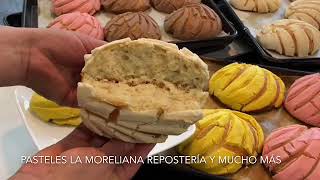 Conchas Pan No Huevo Pan Dulce Mexicano Pasteles La MoreliAna [upl. by Ruiz]