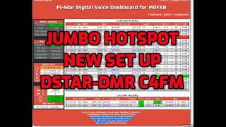 JUMBO HOTSPOT MMDVM  SET UP DMRC4FMDSTARPISTAR [upl. by Ainatnas]