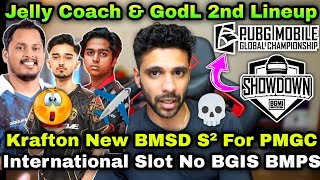 No BGIS BMPS Winner Get International Slot 😮 Krafton New BMSD For ✈️GodLike 2nd Lineup amp Jelly Coach [upl. by Alodee]