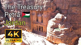 The Amazing Treasury of Petra  Jordan  4K [upl. by Ahsetal453]