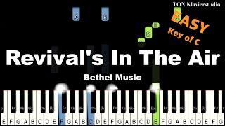 Bethel Music  Revivals in The Air Key of C  EASY Piano Cover Tutorial [upl. by Sigsmond230]