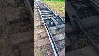 Manually Railway Track Change🚂 train railway locomotive [upl. by Eicyaj]