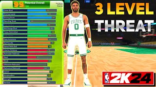 Best Jayson Tatum Build on NBA 2K24 [upl. by Aitret]