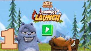 Grizzy and the Lemmings Lemming Launch  Gameplay walkthrough part 1 Android IOS AndroidiOS [upl. by Lenes354]