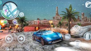 Exploring the UFO Zone in Gangster Car Adventure  Android Gameplay [upl. by Mailand81]