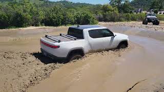 Hollister Off Road Rivian R1T Water Crossing 4x4 GoPro Hero Black 10 4K 60fps [upl. by Kerrin]