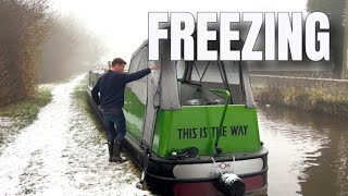 Our 1st WINTER living on an ELECTRIC NARROWBOAT  FIRST WINTER out on the CANAL Ep197 [upl. by Carmela]