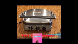 Best Cuisinart 5in1 Griddler GR4N ReviewCuisinart Electric Nonstick Grill amp Griddle on QVC 2023 [upl. by Yenal]