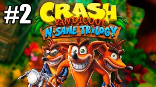 TERMINAMOS EL PRIMER CRASH CON CASI 100 VIDAS  Crash Bandicoot N Sane Trilogy 2 [upl. by Nancey]