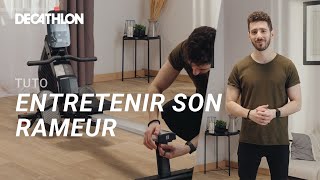 TUTO  Comment entretenir votre rameur  Decathlon [upl. by Hctud345]