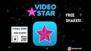 FREE VIDEO STAR QR CODES 10 Shakes PLUS TUTORIAL [upl. by Nnylekoorb]