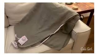 Soft and Cozy Biddeford Electric Heated Blanket [upl. by Bartie]