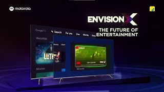 Introducing Motorola EnvisionX 4K QLED Google TV  Step into The Future of Entertainment [upl. by Saddler]